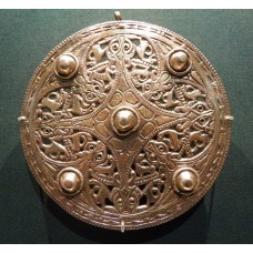 The Strickland Brooch, four-leaf clover, solar cross